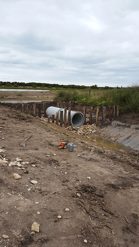 Réalisation de terrassement à Luçon par Vendée terrassement Moreau Bâtiment